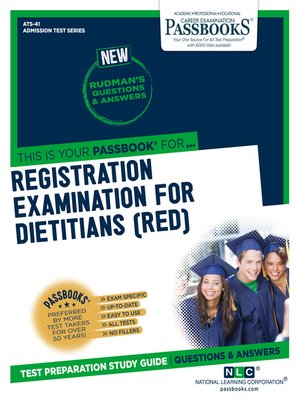 cover image of REGISTRATION EXAMINATION FOR DIETITIANS (RED)